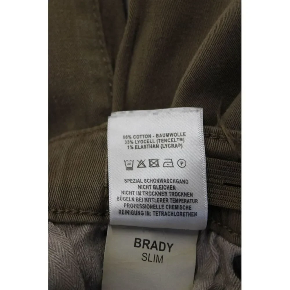DL1961 Boys Cotton Zippered Straight Casual Jeans Brown Size 14